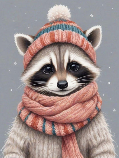 Raccoon | Diamond Painting
