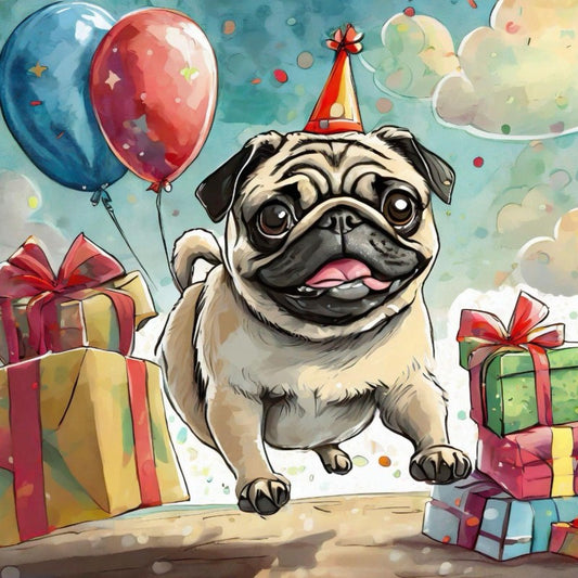 Dog Pug | Diamond Painting