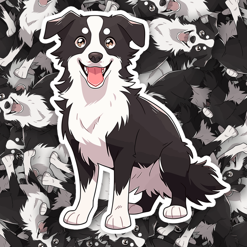Dog Border Collie | Diamond Painting
