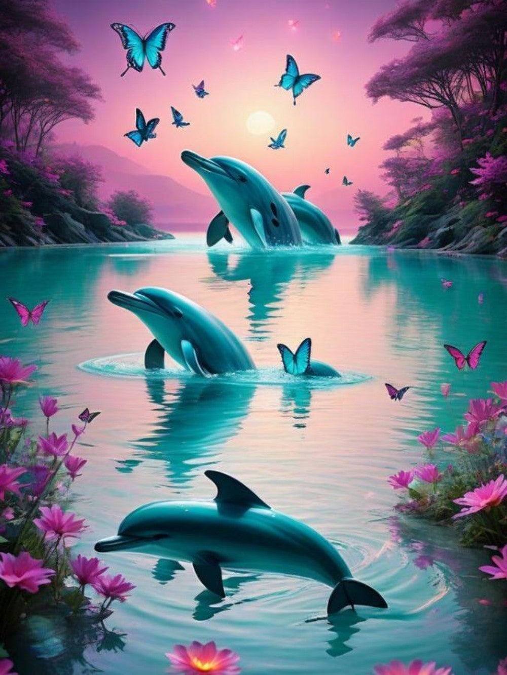 Dolphin | Diamond Painting
