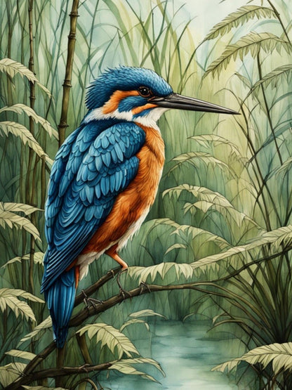 Kingfisher | Diamond Painting