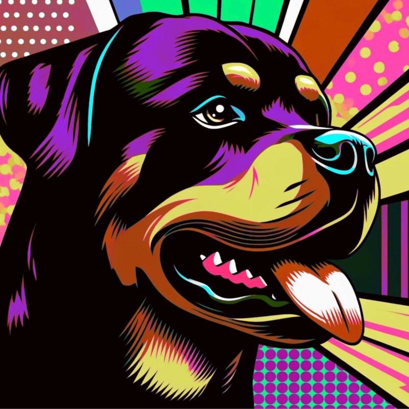 Rottweiler Dog | Diamond Painting