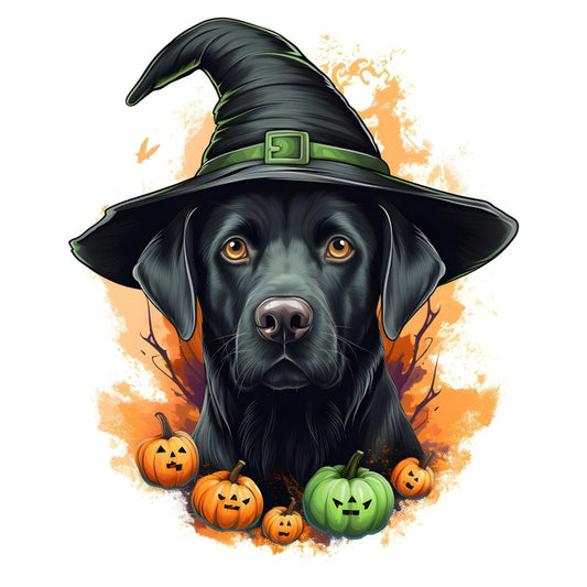 Black Labrador Dog | Diamond Painting