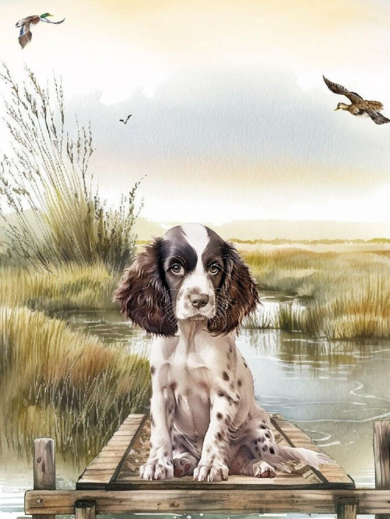 English Springer Spaniel Dog | Diamond Painting