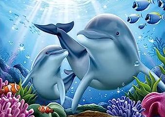 Dolphin | Cross Stitch Embroidery