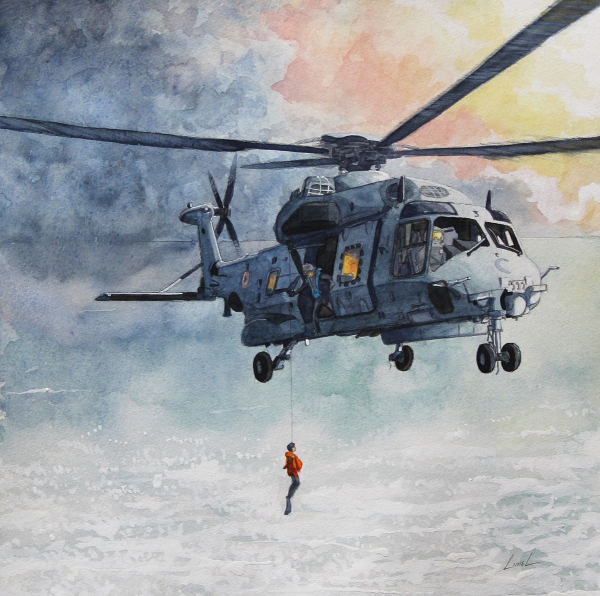 Helicopter | Diamond Painting