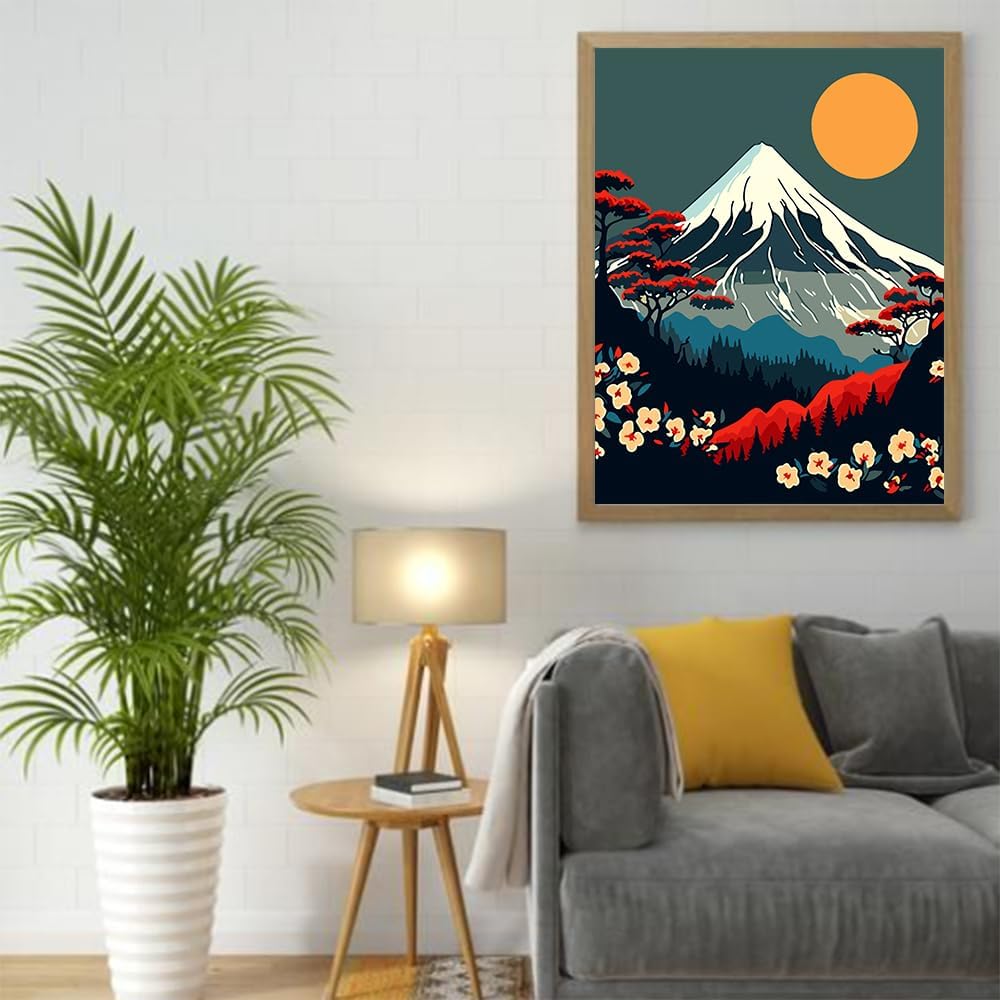 Sunrise Over Mount Fuji | Diamond Painting