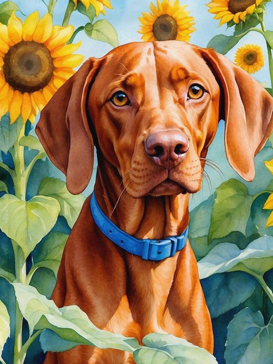 Vizsla Dog | Diamond Painting