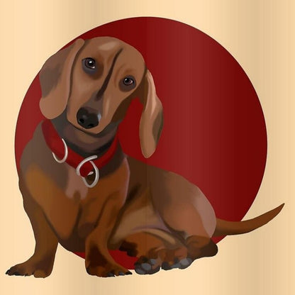 Dachshund Dog | Diamond Painting
