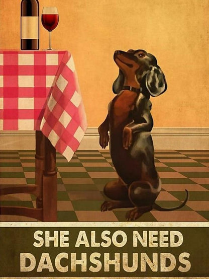 Dachshund Dog | Diamond Painting