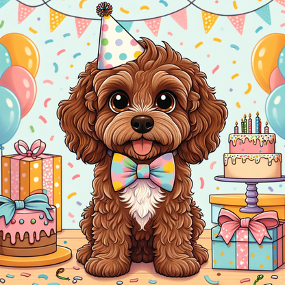 Goldendoodle Dog | Diamond Painting