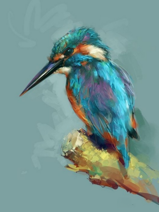 Kingfisher | Diamond Painting
