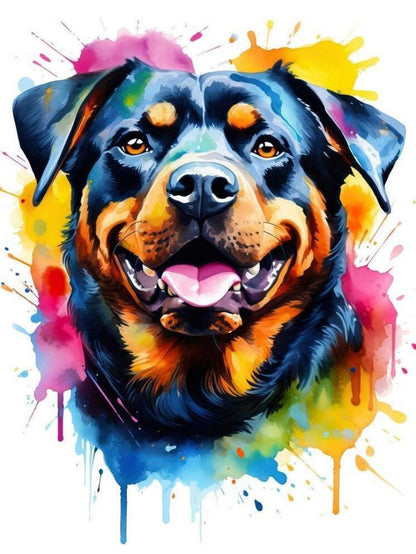 Rottweiler Dog | Diamond Painting