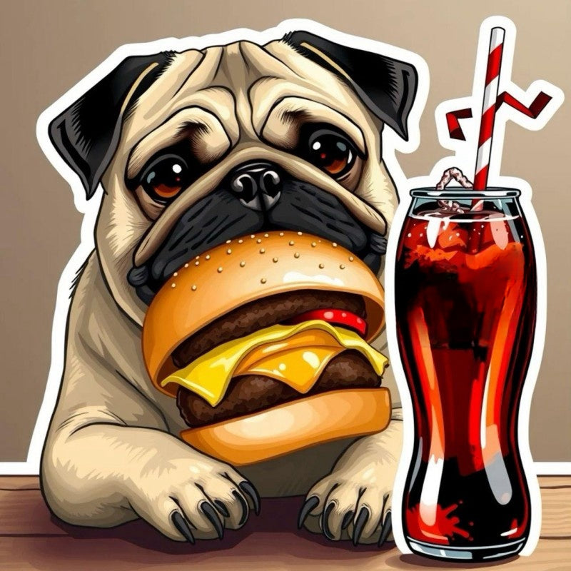 Dog Pug | Diamond Painting