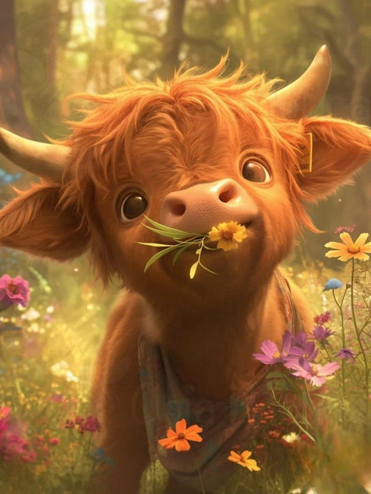 Highland Cow | Diamond Painting