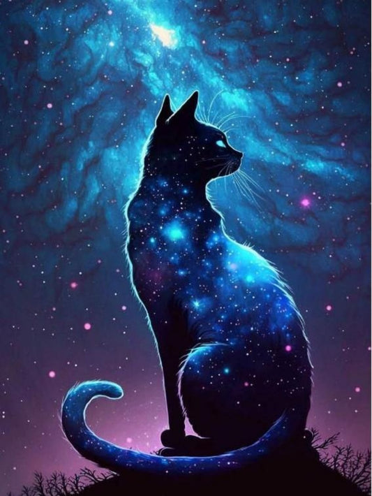 Midnight Cat | Diamond Painting