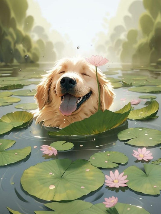 Golden Retriever Dog | Diamond Painting