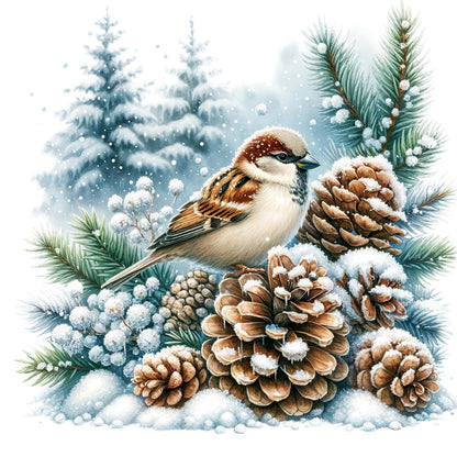 Chickadee | Diamond Painting