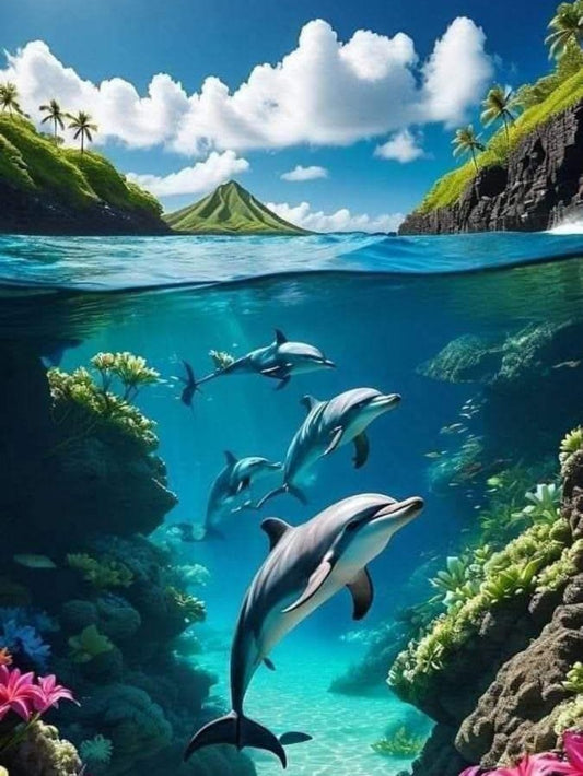 Dolphin | Diamond Painting