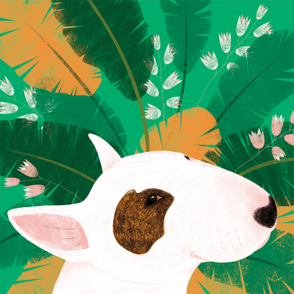 English Bull Terrier Dog | Diamond Painting