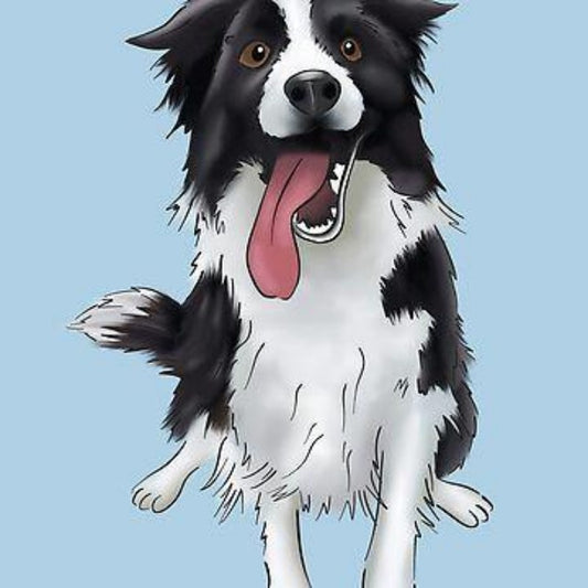 Dog Border Collie | Diamond Painting