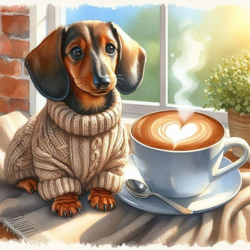 Dachshund Dog | Diamond Painting