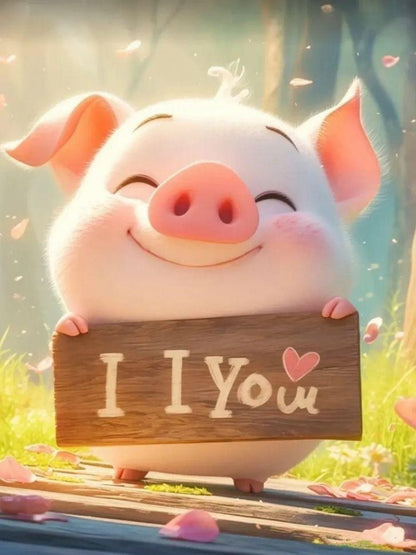 Pig | Diamond Painting