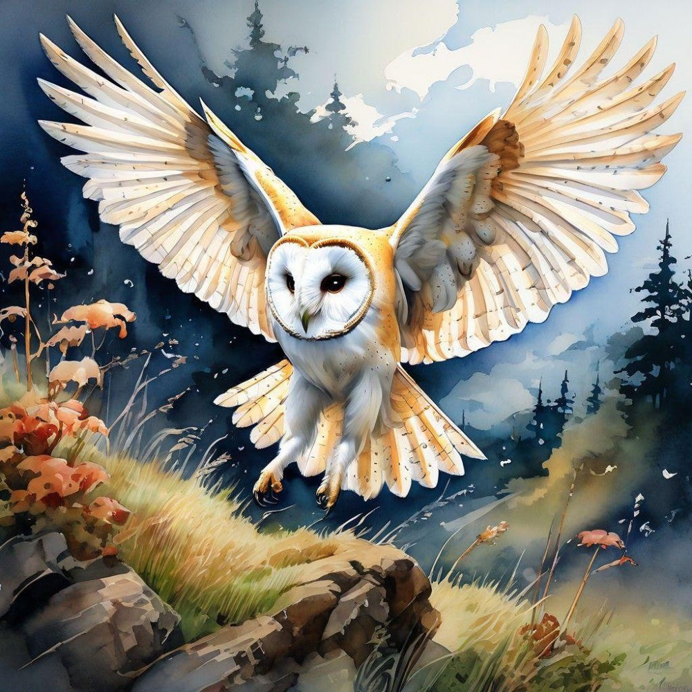 Barn Owl | Diamond Painting