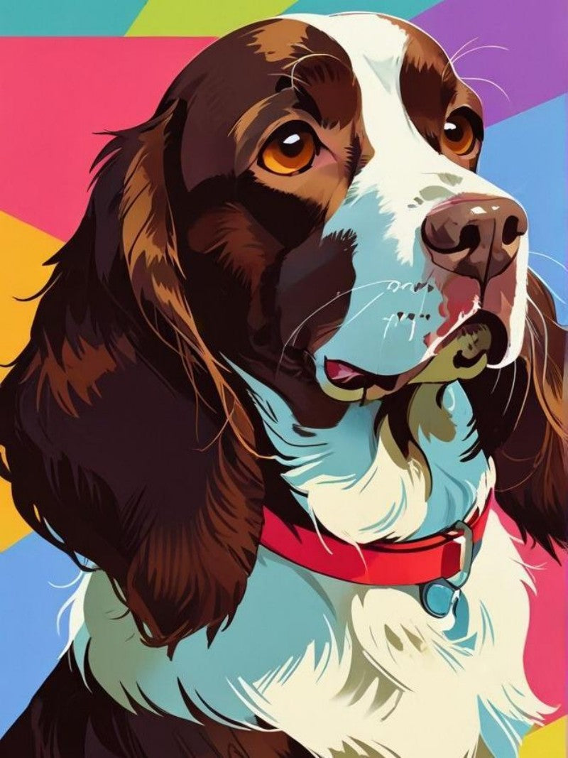 English Springer Spaniel Dog | Diamond Painting