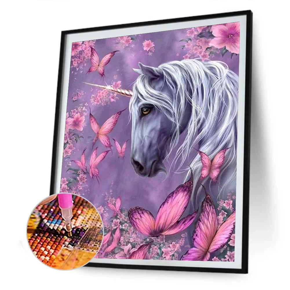 White Horse | Diamond Painting