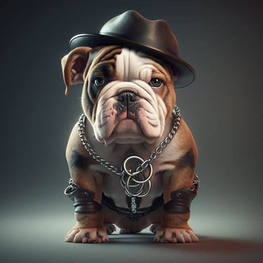 Dog English Bulldog | Diamond Painting