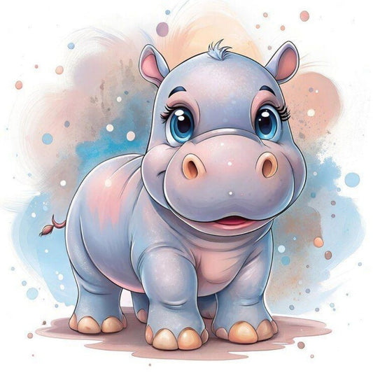 Hippo | Diamond Painting