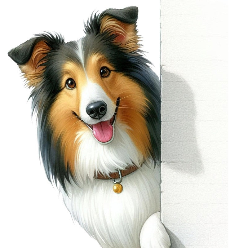 Dog Border Collie | Diamond Painting