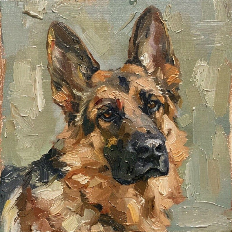 Dog German Shepherd | Diamond Painting