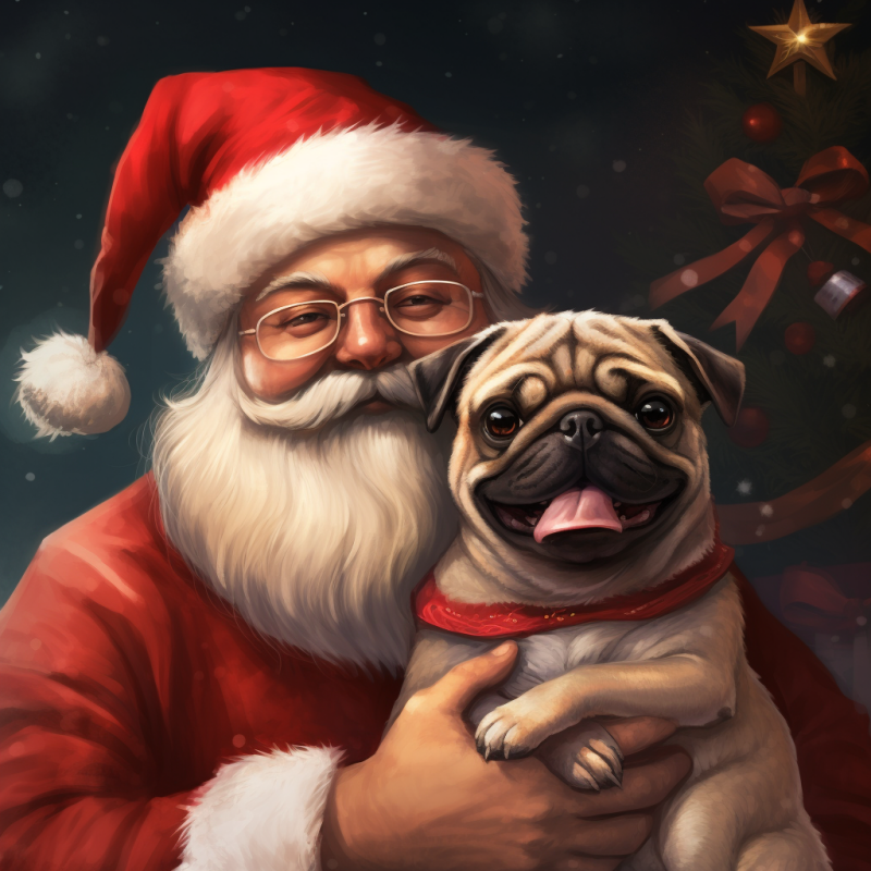 Dog Pug | Diamond Painting