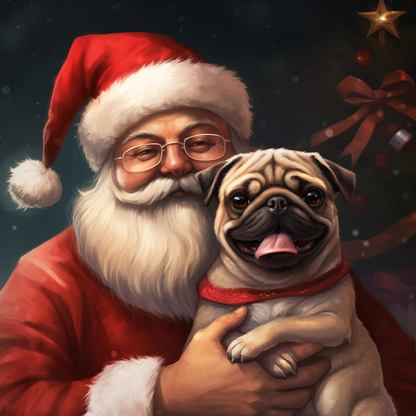 Dog Pug | Diamond Painting