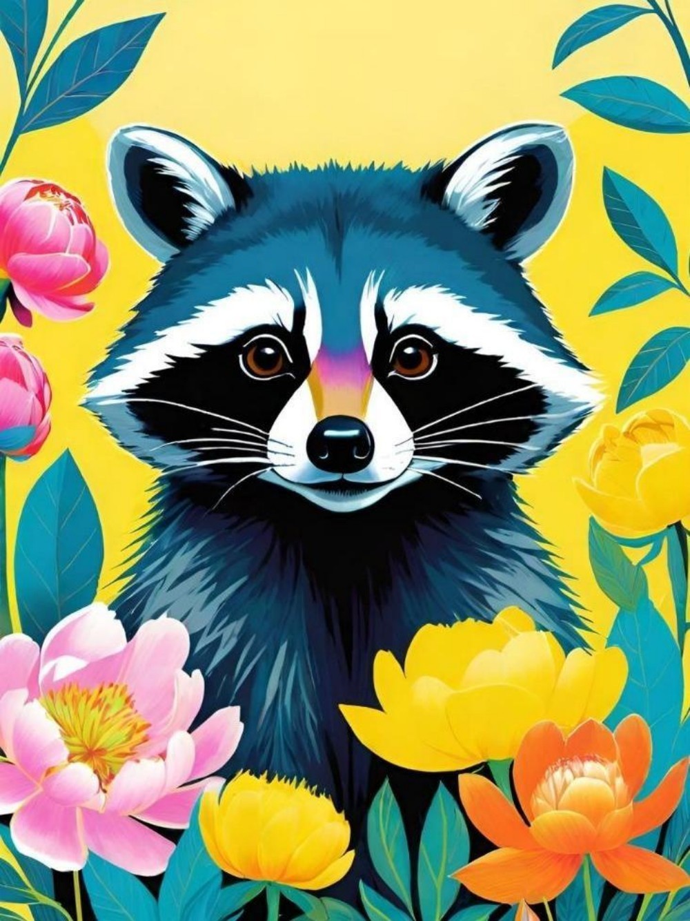 Raccoon | Diamond Painting