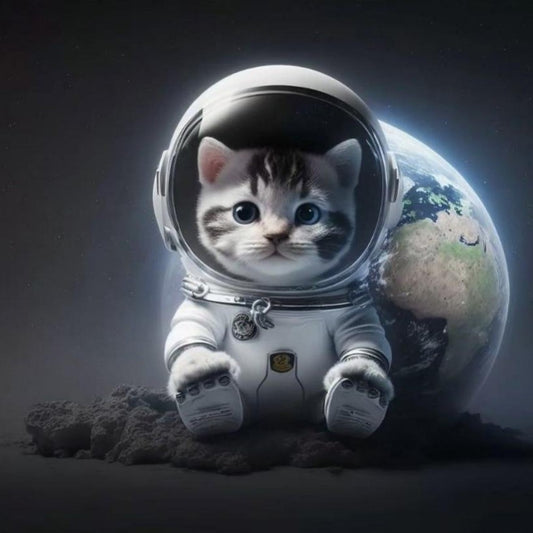 Cats in Space | Diamond Painting