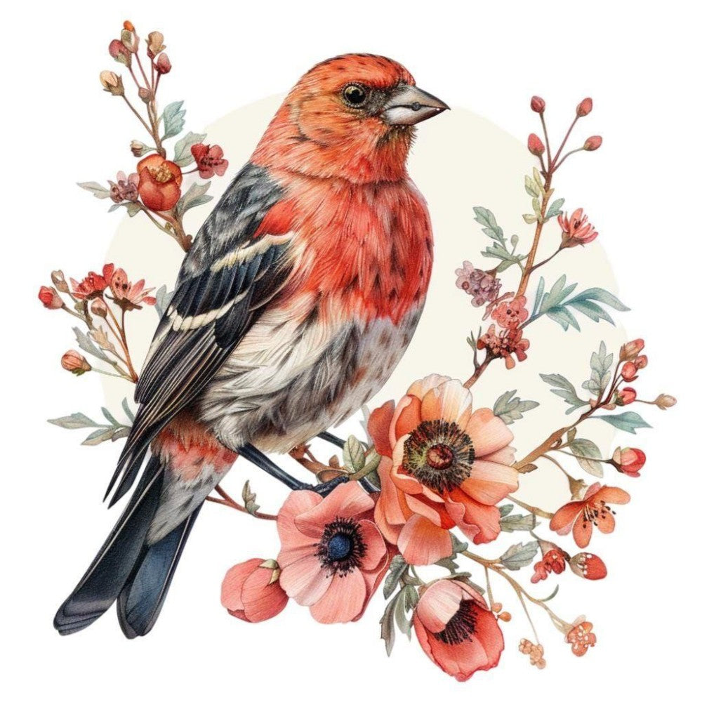 Birds and Flowers | Diamond Painting