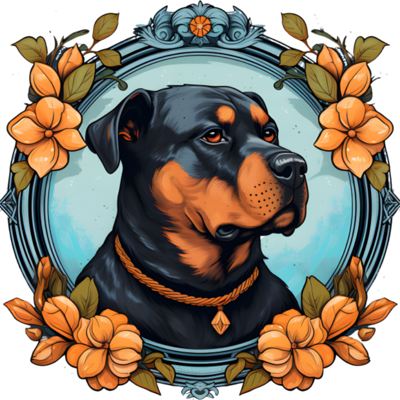 Rottweiler Dog | Diamond Painting