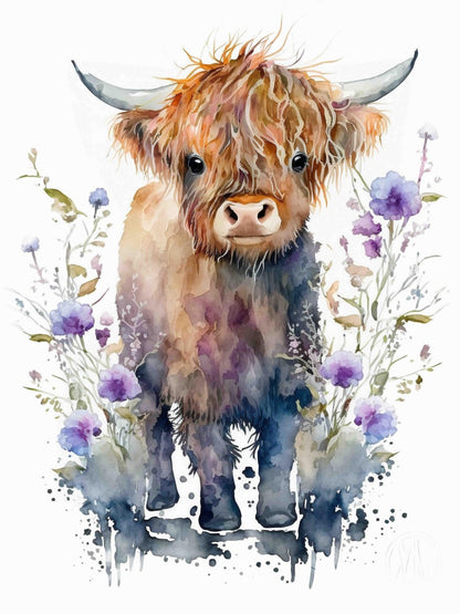 Highland Cow | Diamond Painting