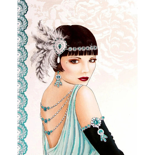 Beautiful Girl | Cross Stitch Embroidery