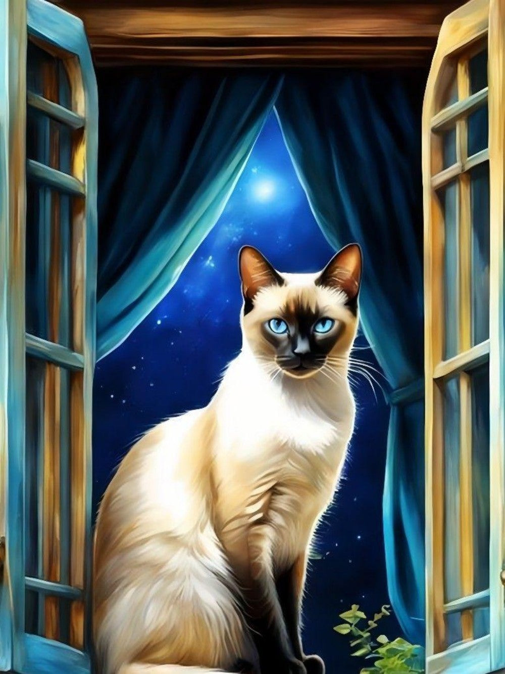 Siamese Cat | Diamond Painting