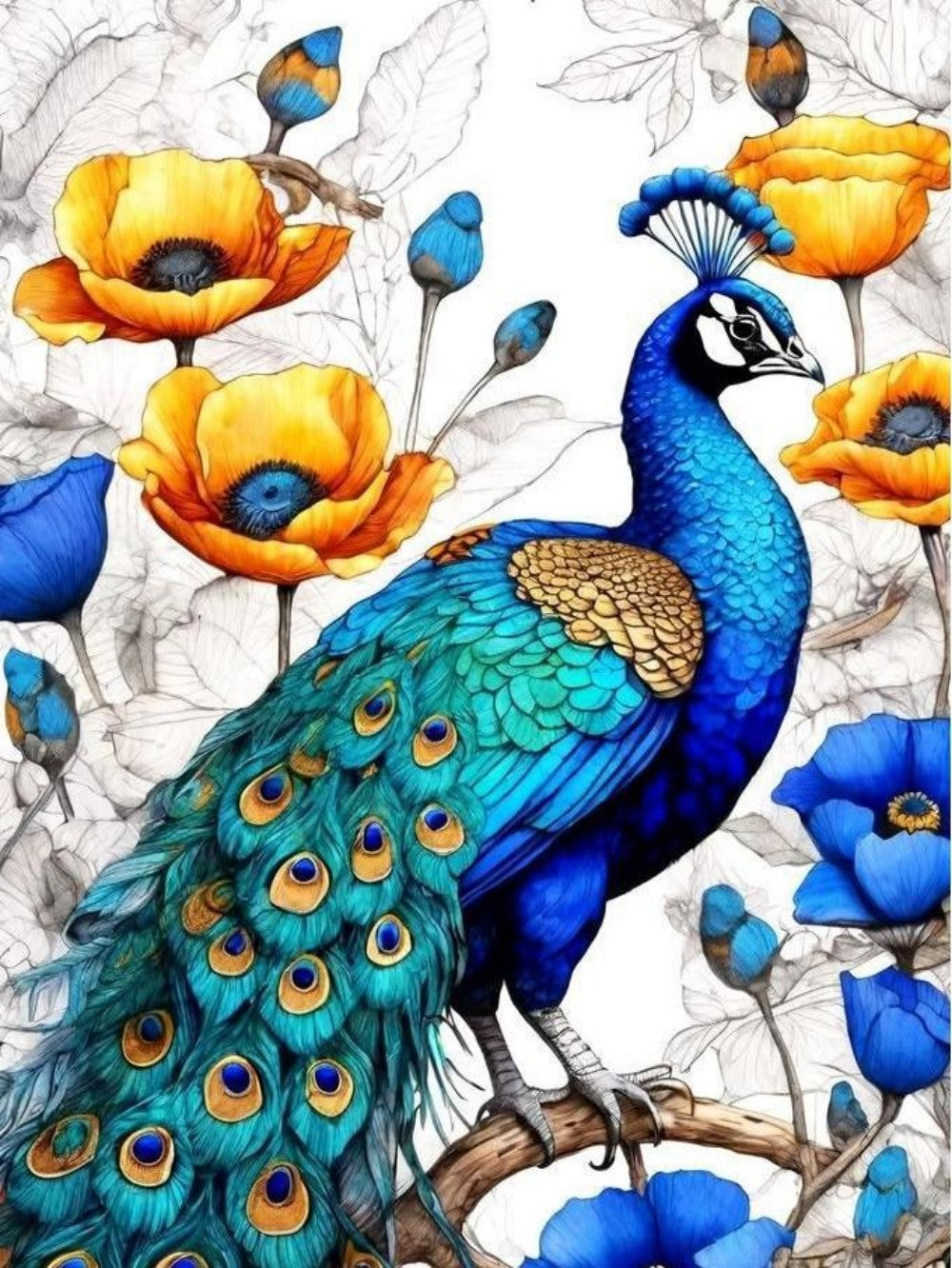 Peacock | Diamond Painting