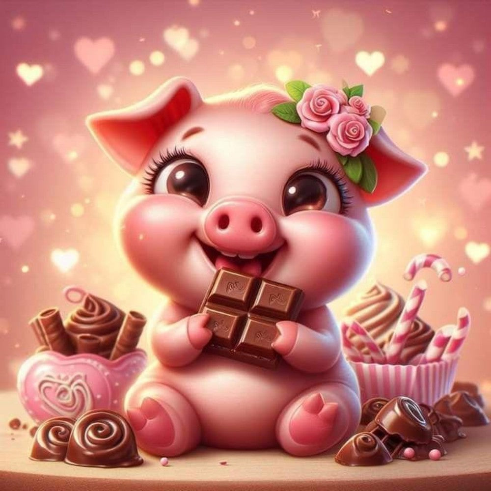 Pig | Diamond Painting