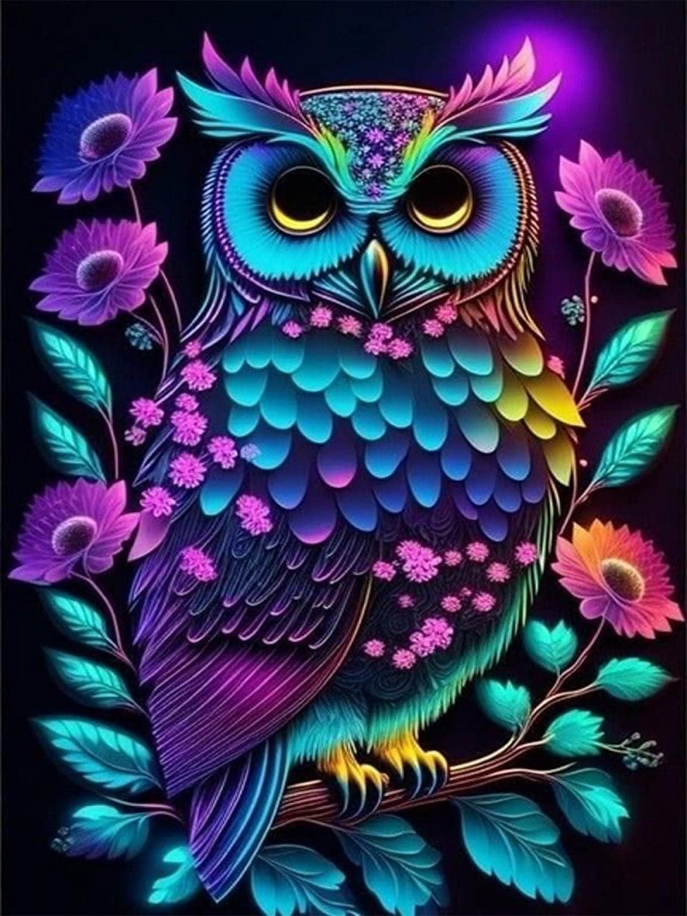 Colorful Owl | Diamond Painting