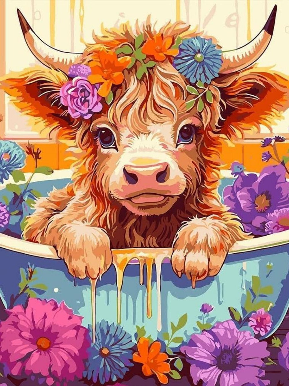 Highland Cow | Diamond Painting