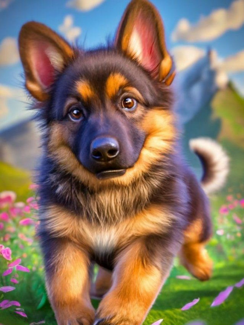 Dog German Shepherd | Diamond Painting