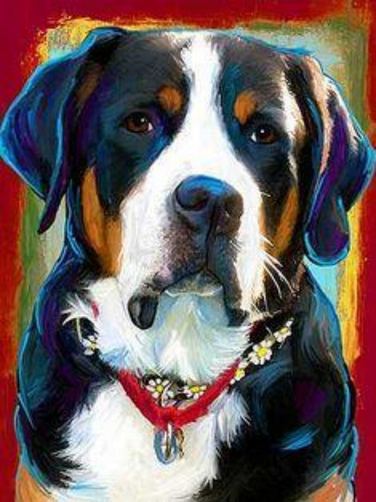 Bernese Mountain Dog | Diamond Painting