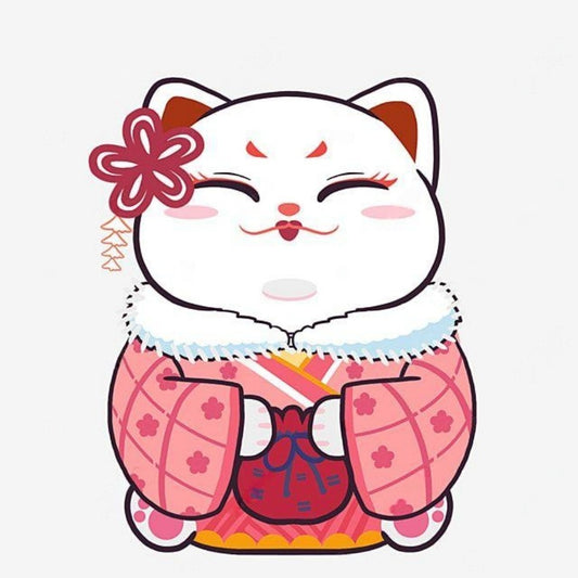 Bell Lucky Cat | Diamond Painting